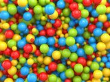 Mixed colours - rainbow balls