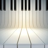 Music between walls - piano wall