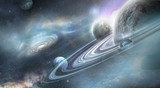 Cosmic Adventure in Outer Space