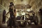 Elegance Amidst Steam and Shadows