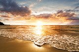 Golden Shoreline Twilight