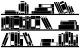Monochrome Literary Silhouettes