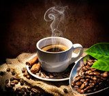 Steaming Elegance of Fresh Brew