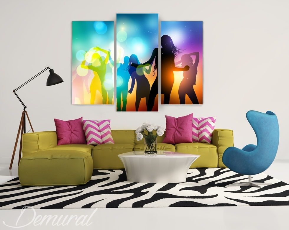Let's dance Canvas prints in living room Canvas prints Demural