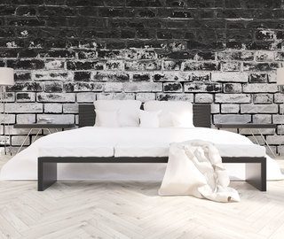walls in contrasting white and black wall wallpaper mural photo wallpapers demural