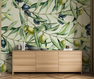 in an olive grove living room wallpaper mural photo wallpapers demural