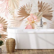 Keep-the-charm-of-plants-bathroom-wallpaper-mural-photo-wallpapers-demural