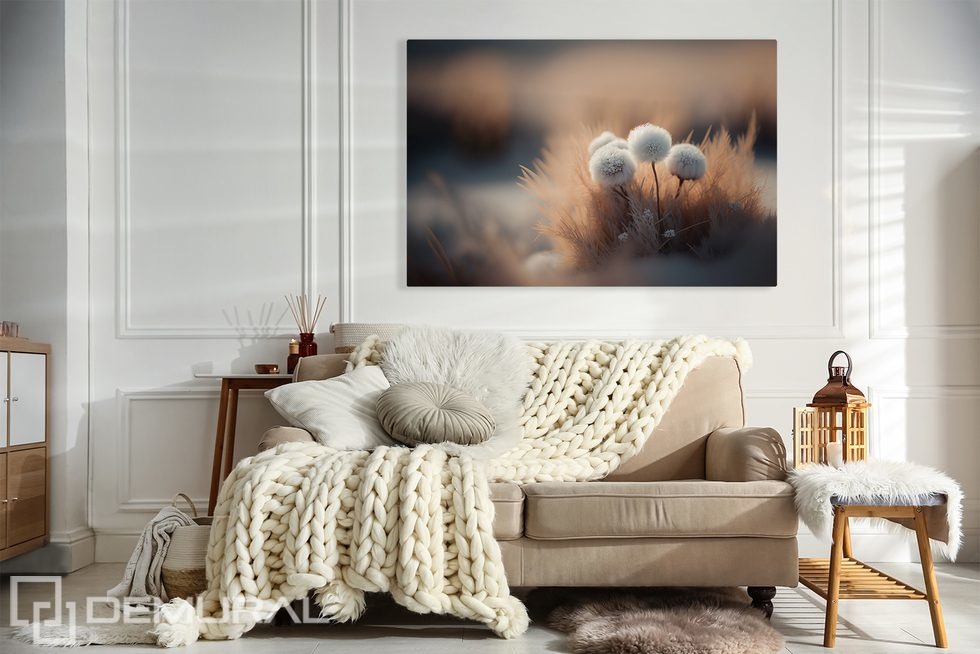 Featherlight Canvas prints in living room Canvas prints Demural