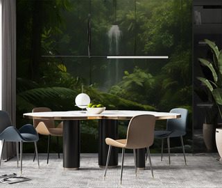a secret place in the jungle office wallpaper mural photo wallpapers demural