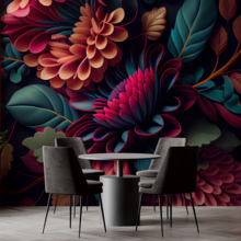 A-little-slice-of-paradise-flowers-wallpaper-mural-photo-wallpapers-demural