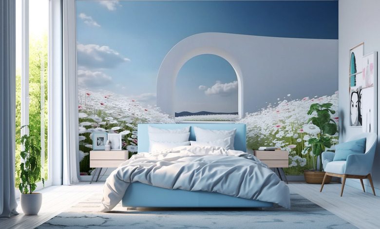 a little sunshine and finesse bedroom wallpaper mural photo wallpapers demural