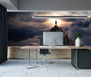 standing on top of the world office wallpaper mural photo wallpapers demural