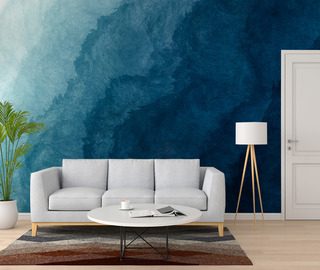 abstract structure in deep navy blue shades living room wallpaper mural photo wallpapers demural