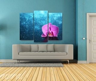 triple relaxation canvas prints in living room canvas prints demural
