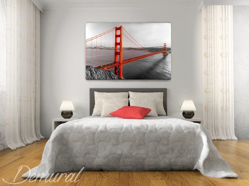 Private San Francisco Canvas prints in bedroom Canvas prints Demural
