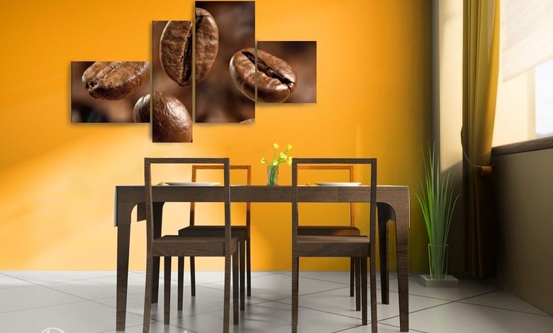 a coffee puzzle canvas prints in dining room canvas prints demural