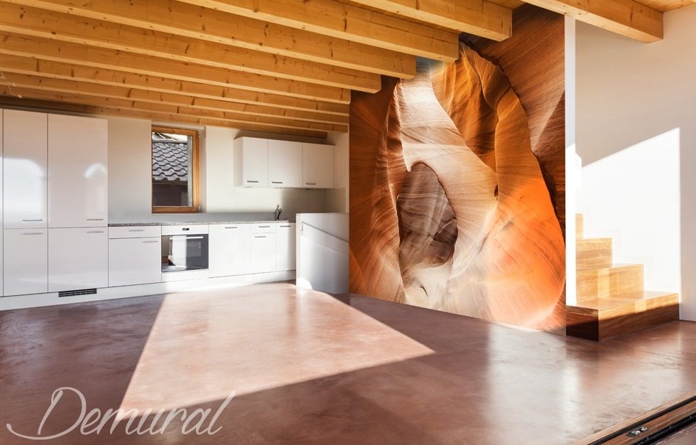 A caramel canyon Landscapes wallpaper mural Photo wallpapers Demural