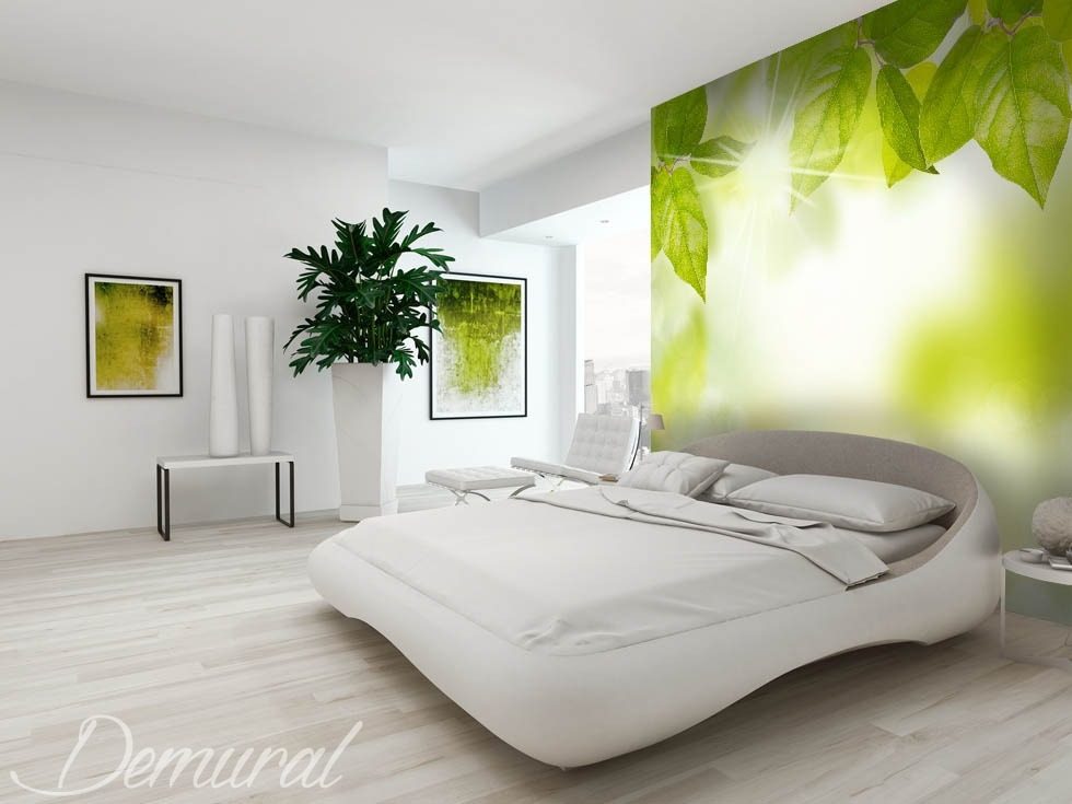 Green energy Bedroom wallpaper mural Photo wallpapers Demural