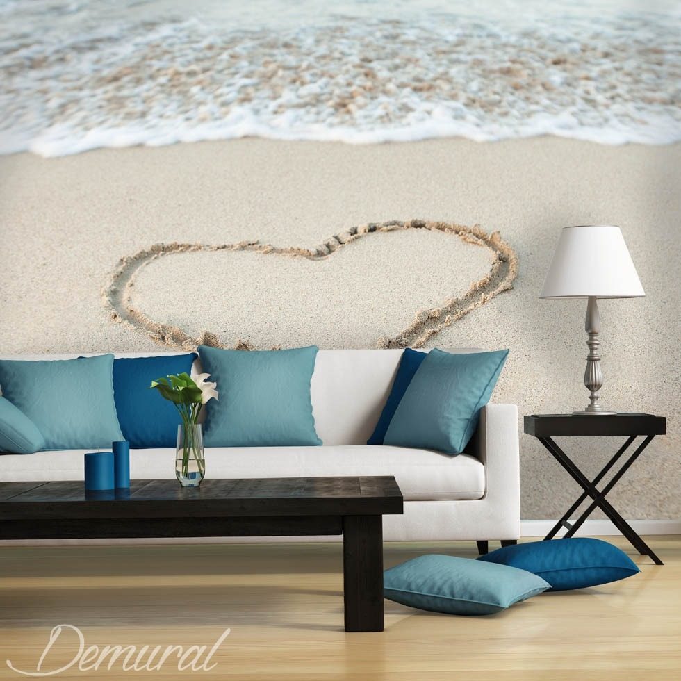 To be as like as two grains of sand Living room wallpaper mural Photo wallpapers Demural