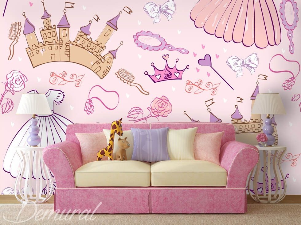 A princess’s chamber Child's room wallpaper mural Photo wallpapers Demural