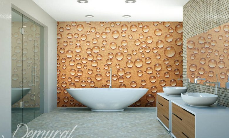 a foam bath bathroom wallpaper mural photo wallpapers demural