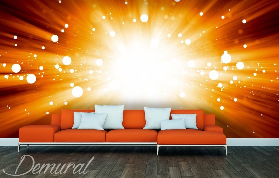 An energy explosion Abstraction wallpaper mural Photo wallpapers Demural
