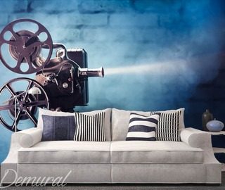 its time for a cinema living room wallpaper mural photo wallpapers demural