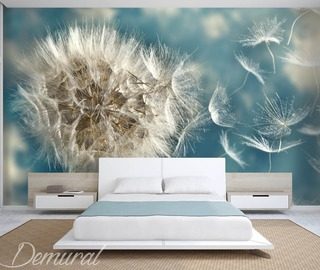dandelion seeds in the wind dandelions wallpaper mural photo wallpapers demural