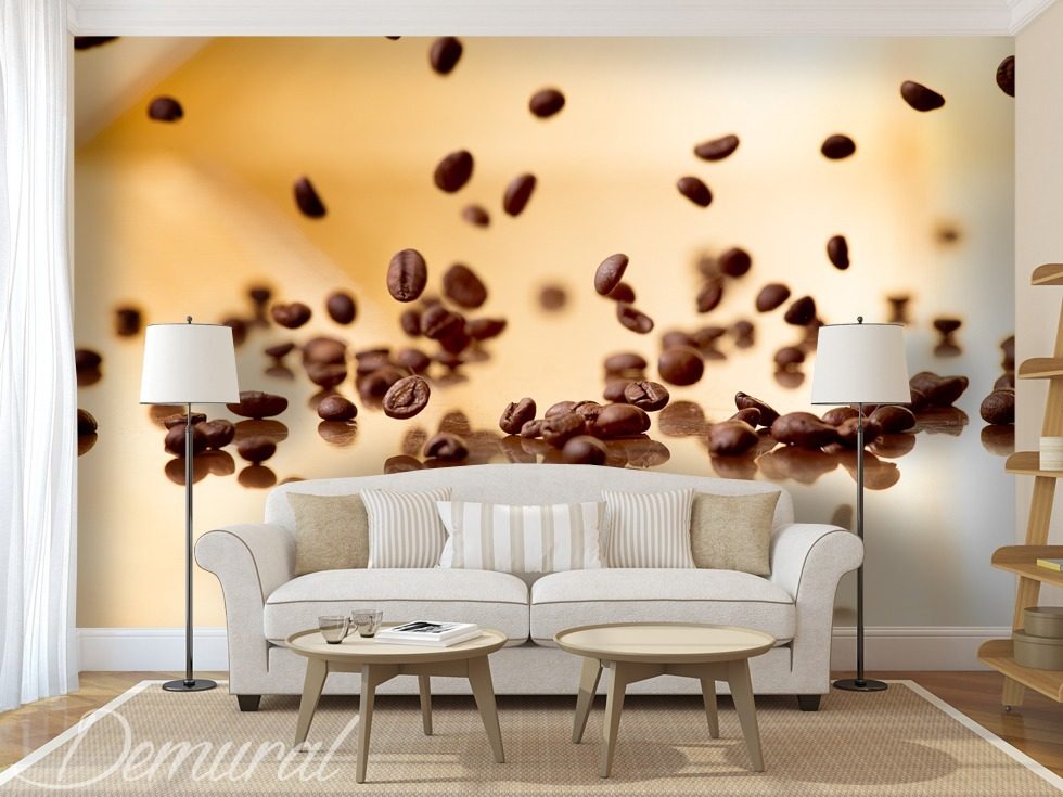 Postprandial coffee Coffee wallpaper mural Photo wallpapers Demural