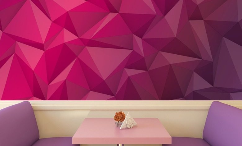 yummy origami cafe wallpaper mural photo wallpapers demural