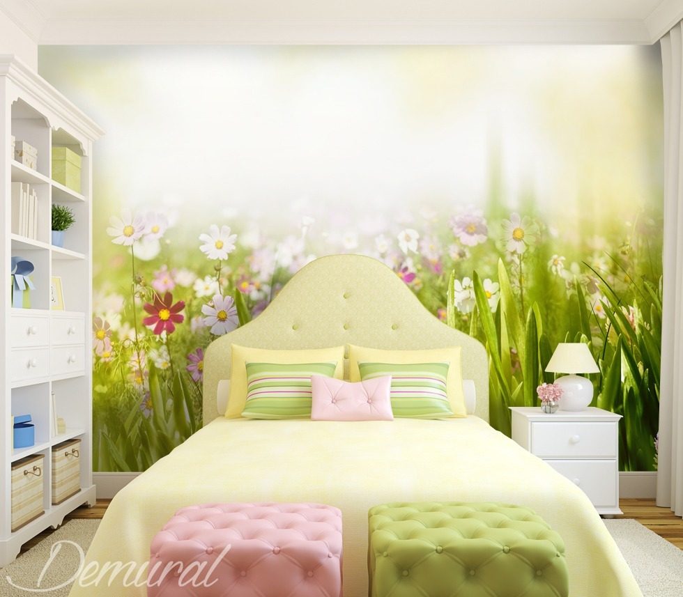 Joyful spring Child's room wallpaper mural Photo wallpapers Demural