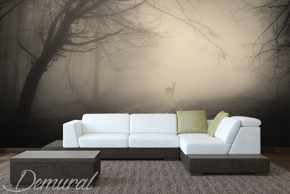 Deer hunter Living room wallpaper mural Photo wallpapers Demural