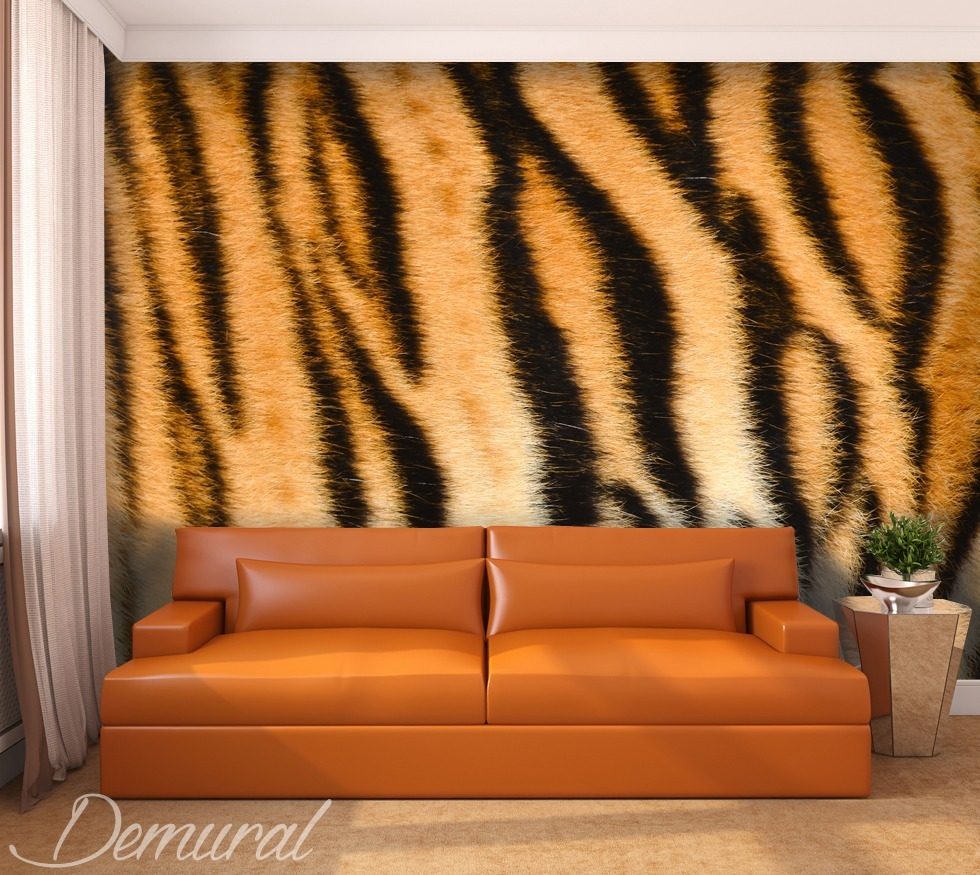 Tiger "s"print Patterns wallpaper mural Photo wallpapers Demural