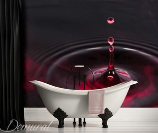 falling water drop bathroom wallpaper mural photo wallpapers demural