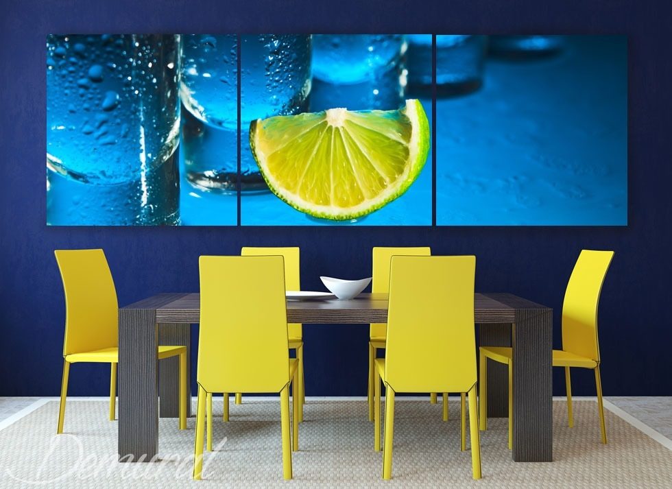 Freshness of a lemon Canvas prints in dining room Canvas prints Demural