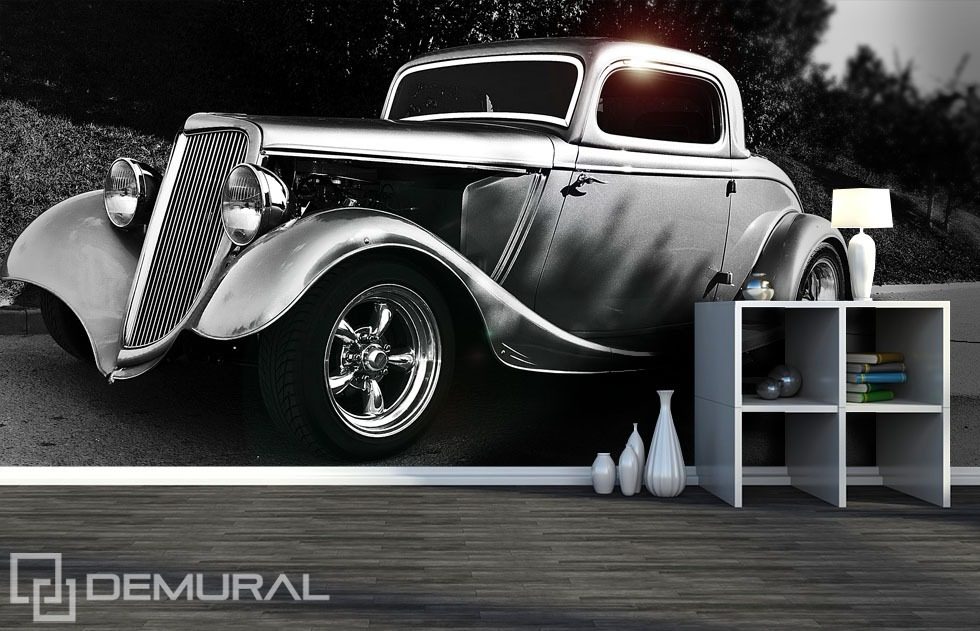 Retro car Wall Murals Photo Wallpapers Vehicles Photo wallpapers Demural