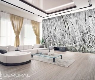 grass in the wind black and white wallpaper mural photo wallpapers demural