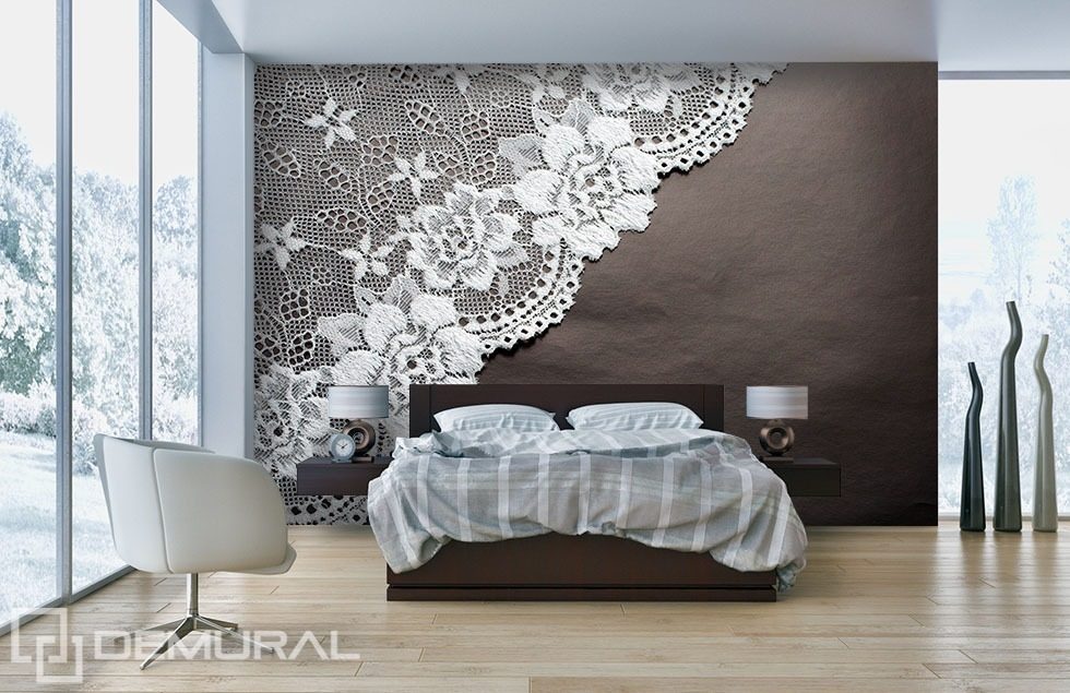 Lace dream Bedroom wallpaper mural Photo wallpapers Demural