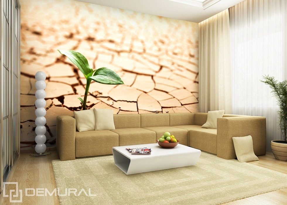 On dry ground Landscapes wallpaper mural Photo wallpapers Demural