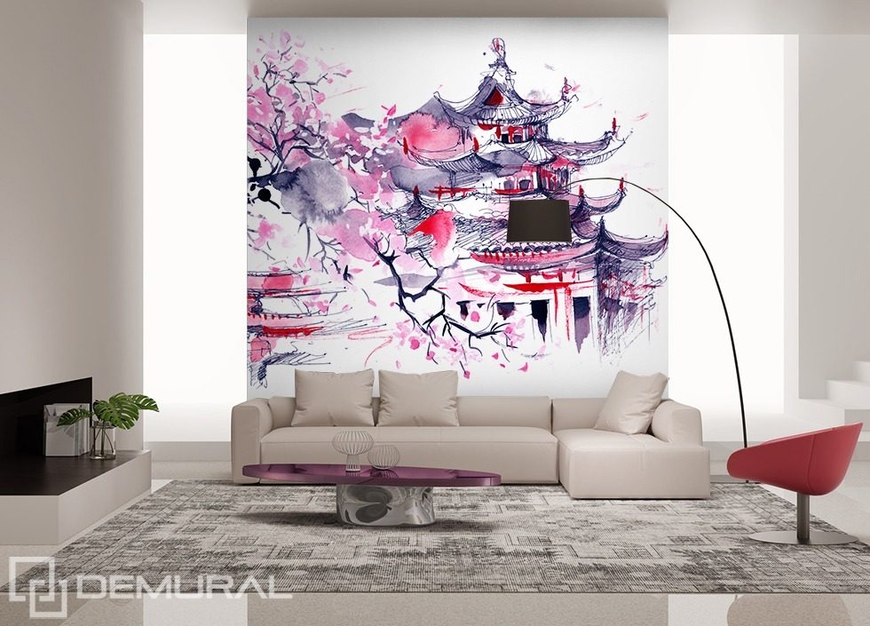 Land of the Rising Sun Oriental wallpaper mural Photo wallpapers Demural