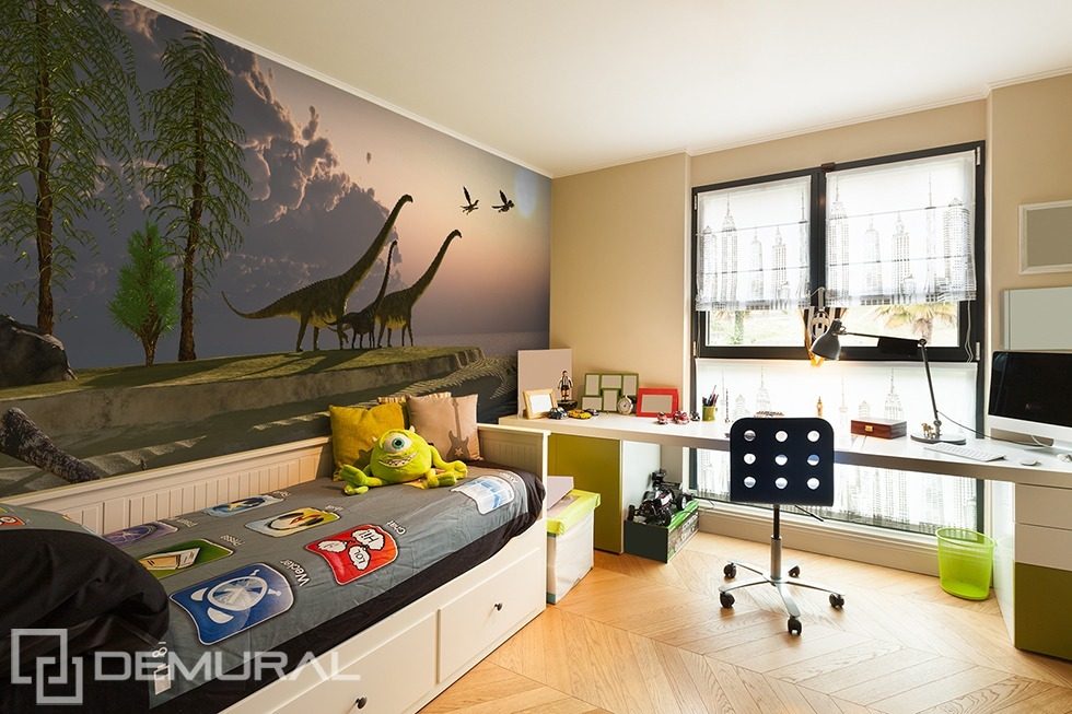 Return to the prehistoric roots Boy’s room wallpaper mural Photo wallpapers Demural