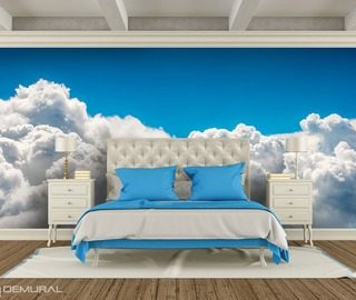 with the head in the clouds sky dreams sky wallpaper mural photo wallpapers demural