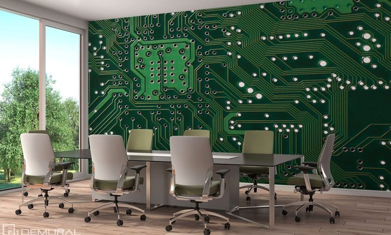 the strength of the mechanical minds office wallpaper mural photo wallpapers demural