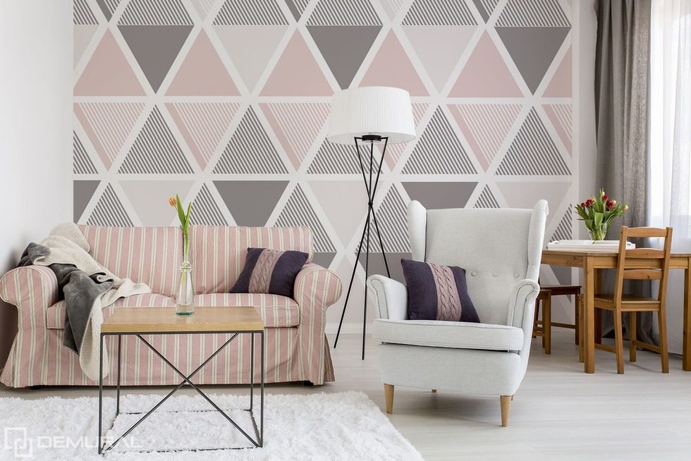 Geometrically based on the dynamics Patterns wallpaper mural Photo wallpapers Demural