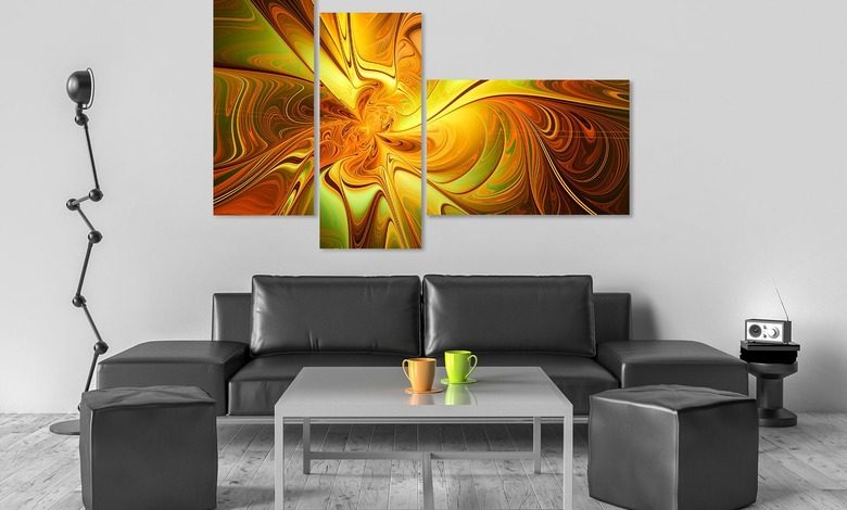 the vision hidden in triptych canvas prints abstraction canvas prints demural