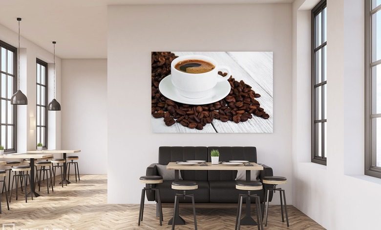 the beauty of the coffee mixtures canvas prints in dining room canvas prints demural