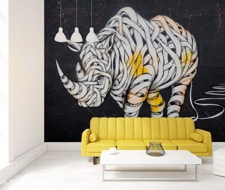 built out of a thread of understanding living room wallpaper mural photo wallpapers demural