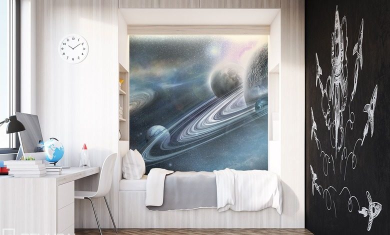 in the intergalactic world boys room wallpaper mural photo wallpapers demural