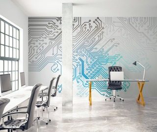 among the threads of the uncontrollable events office wallpaper mural photo wallpapers demural