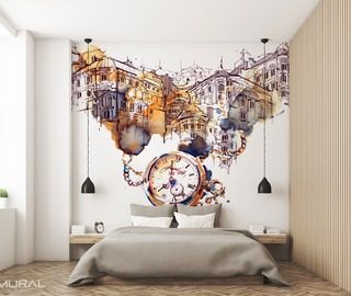 urban gentleness bedroom wallpaper mural photo wallpapers demural